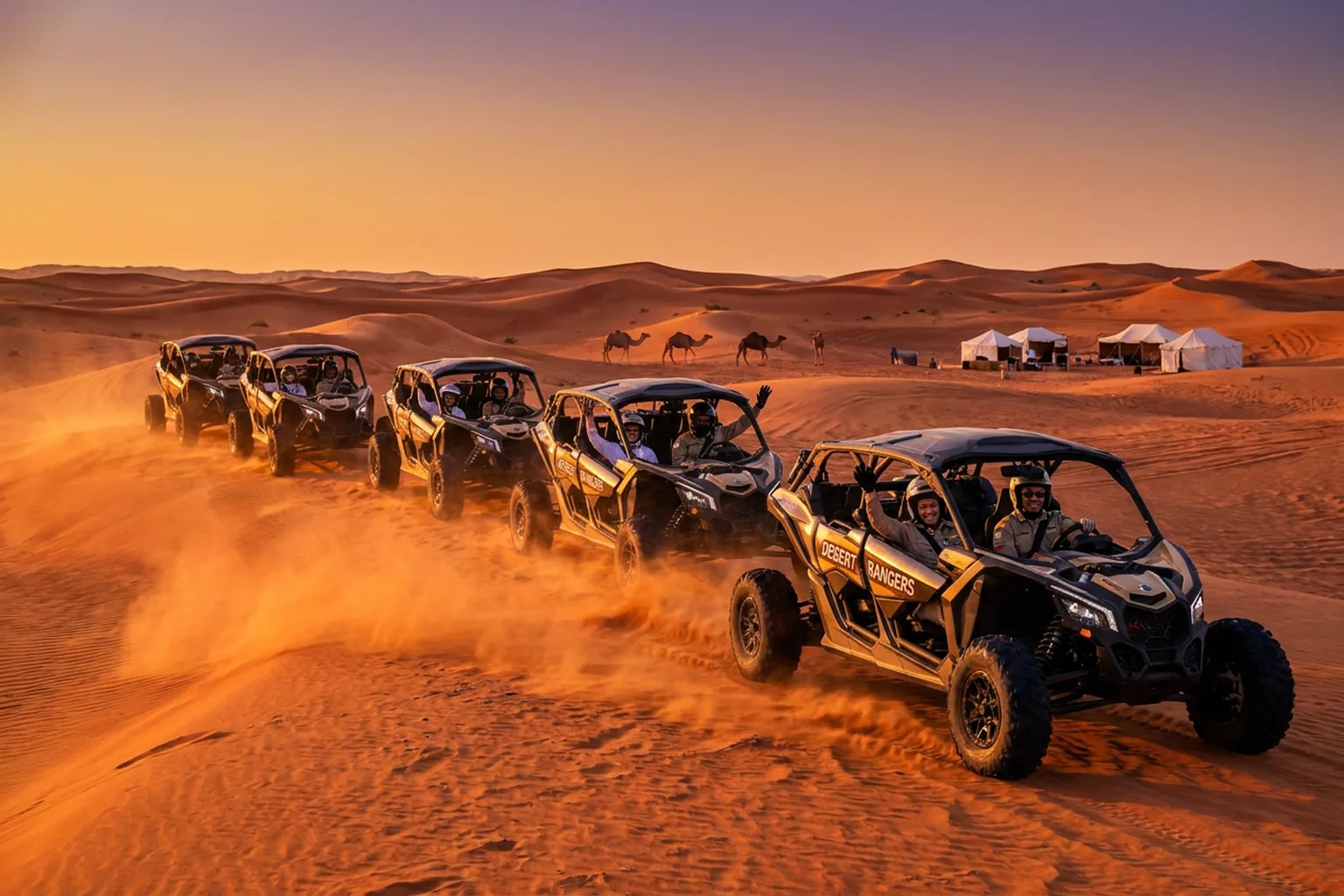 Gruppe Buggy Dubai - desert ride in Dubai