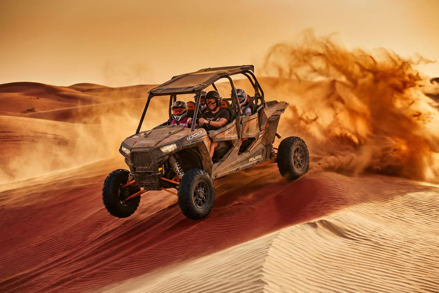 Polaris RZR 1000 4-Seater - desert ride in Dubai