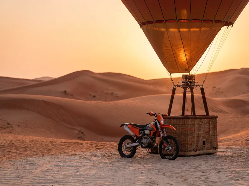 Ballon + Dirt Fahrrad Kombi Dubai package