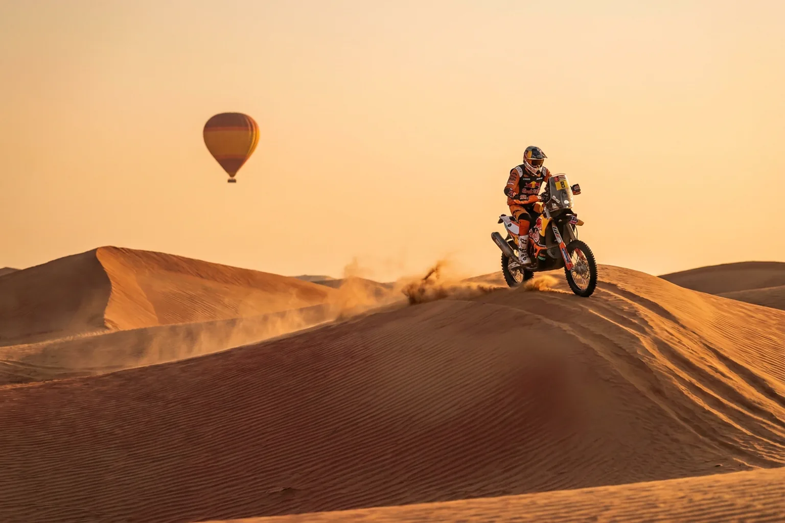 Ballon + Dirt Fahrrad Kombi Dubai - Dubai desert celebration