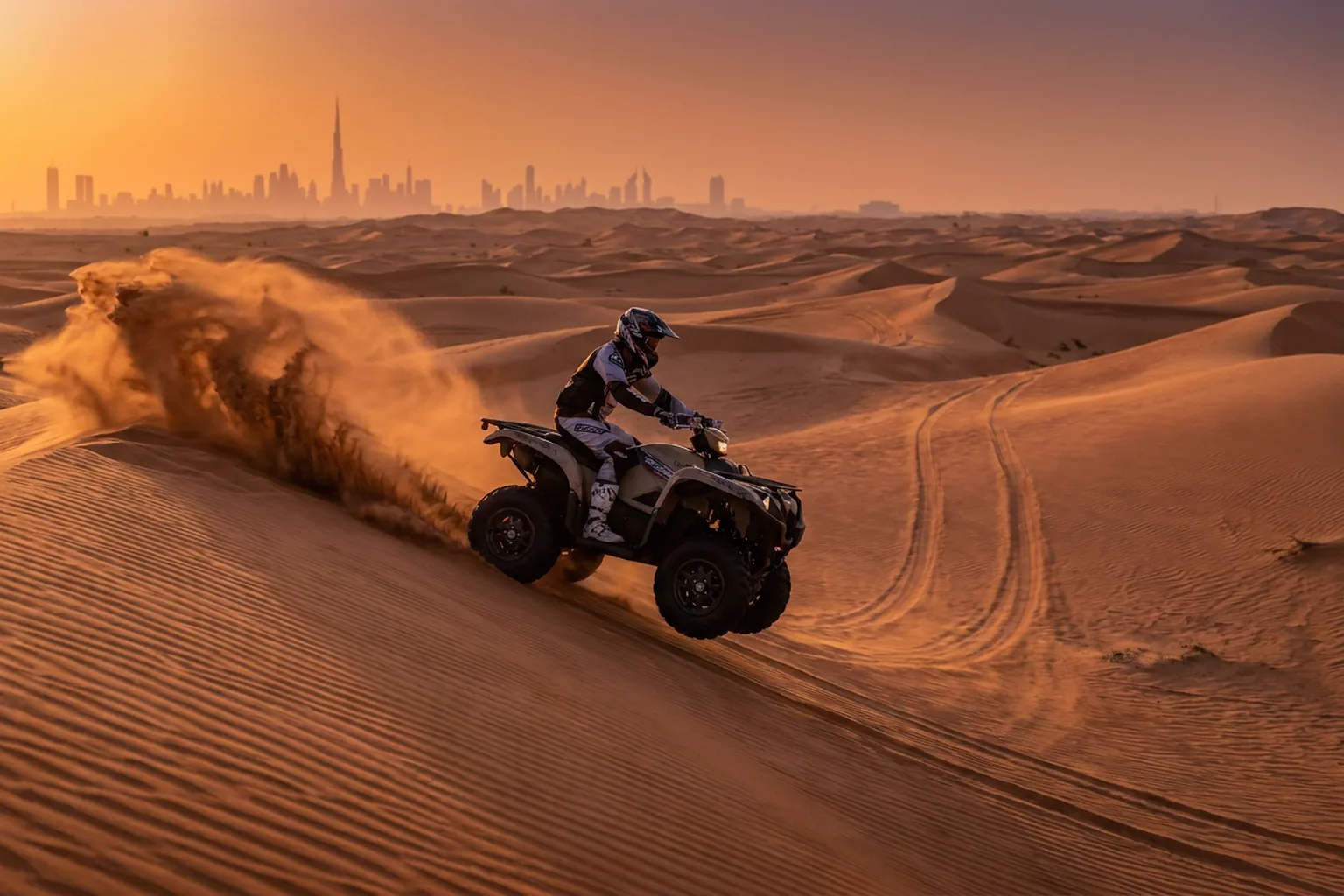 1-Hour Quad Biking Dubai - desert ride in Dubai