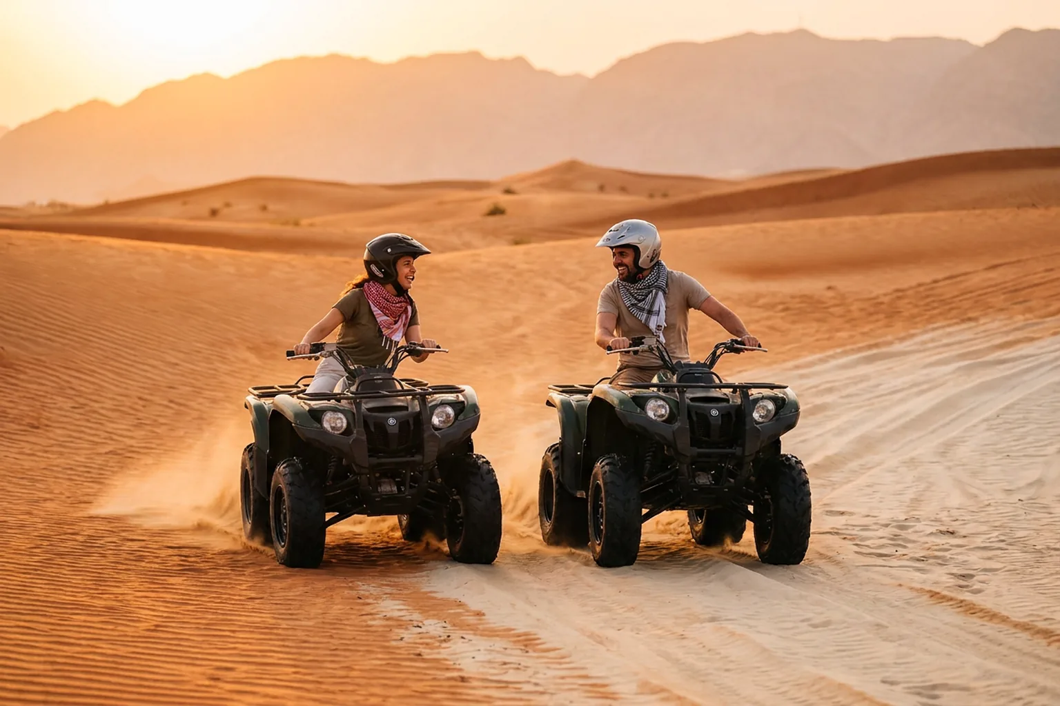 Couples Quad Dubai - desert ride in Dubai